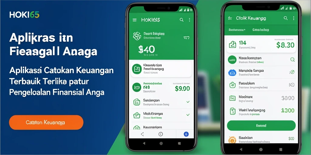 Antarmuka HOKI65 yang bersih dan mudah digunakan untuk pencatatan keuangan.