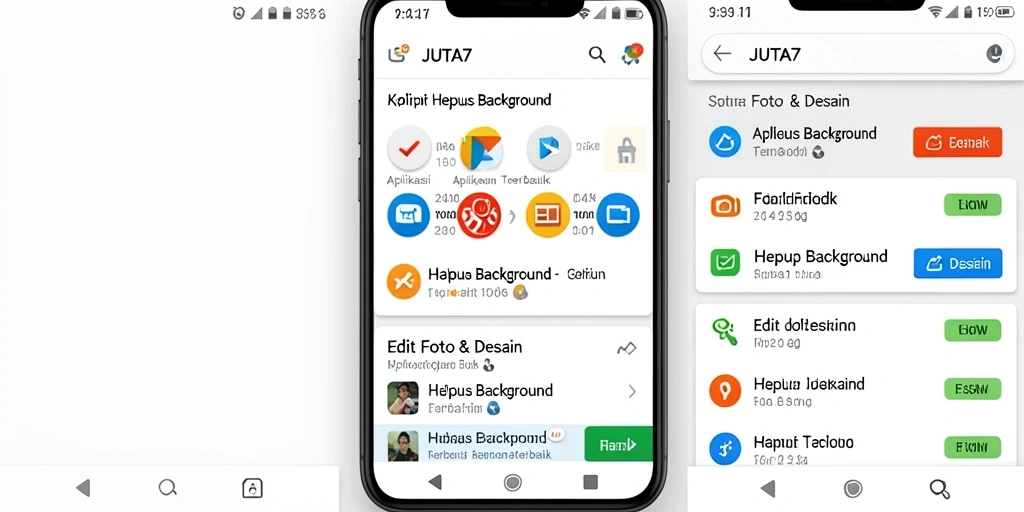 Antarmuka JUTA7 yang sederhana dan fungsional untuk penghapusan latar belakang.