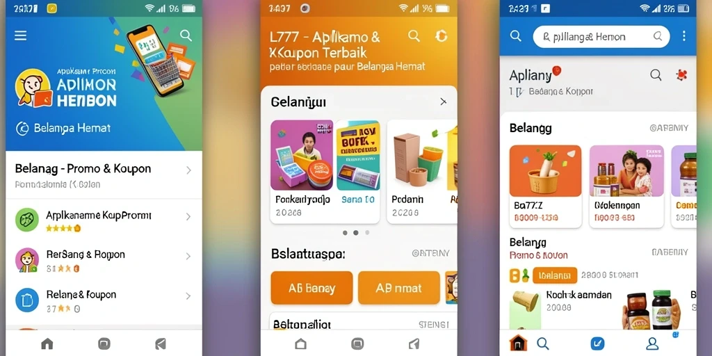 Tampilan antarmuka aplikasi L777 yang sederhana dan fungsional.