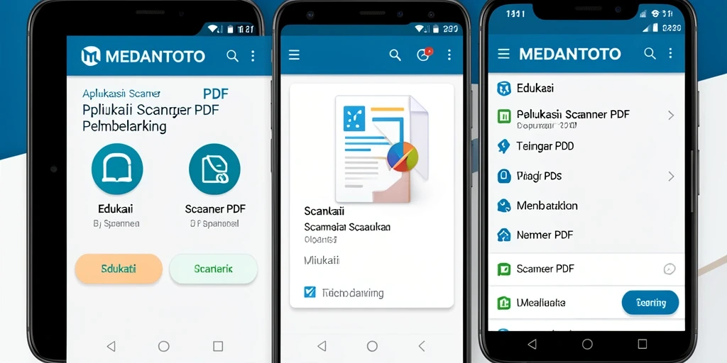 Tampilan antarmuka MEDANTOTO dengan fungsi pemindaian PDF yang intuitif.