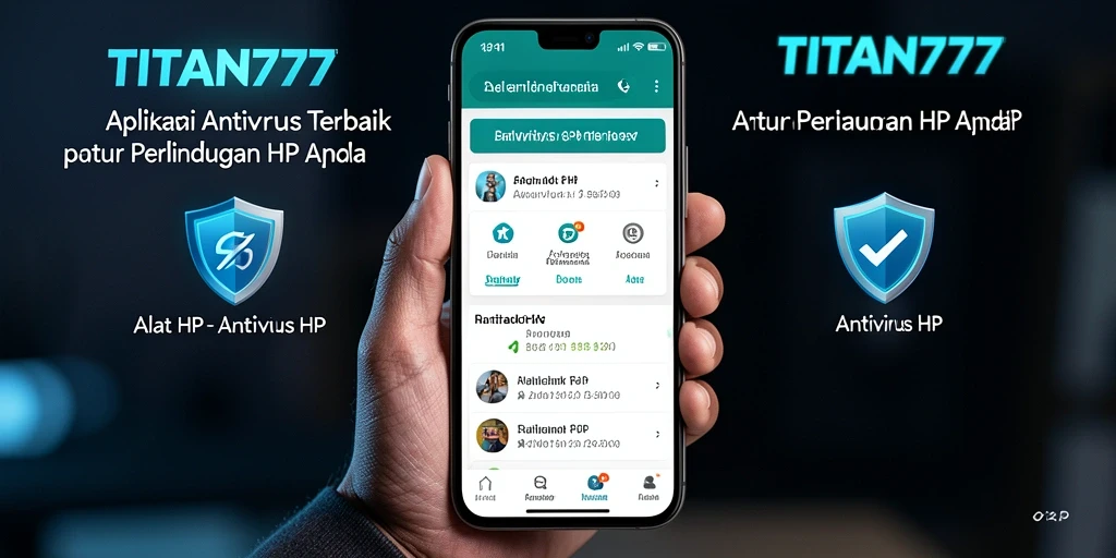 Tampilan antarmuka utama aplikasi TITAN777 yang intuitif dan fungsional.
